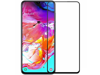 محافظ صفحه نمایش 6D فول گلس تمام چسب مناسب برای گوشی موبایل سامسونگ گلکسی A70